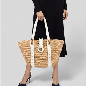 Michael Kors straw tote